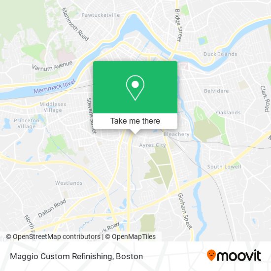 Maggio Custom Refinishing map