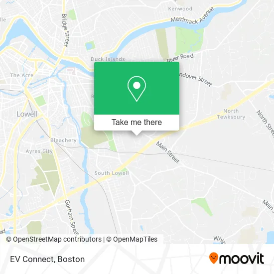 EV Connect map