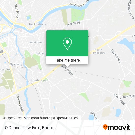 O'Donnell Law Firm map