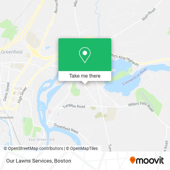 Our Lawns Services map