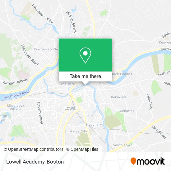 Mapa de Lowell Academy