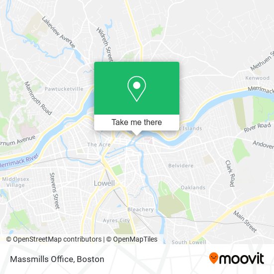 Massmills Office map