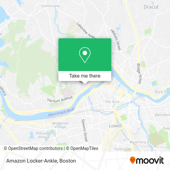 Amazon Locker-Ankle map