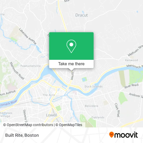 Mapa de Built Rite