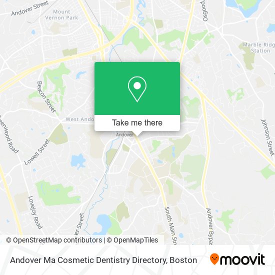 Andover Ma Cosmetic Dentistry Directory map