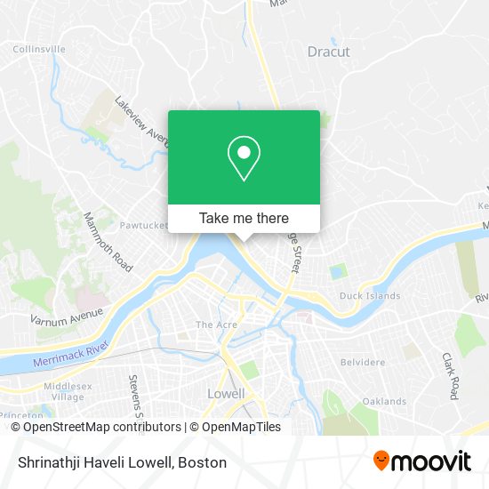 Mapa de Shrinathji Haveli Lowell