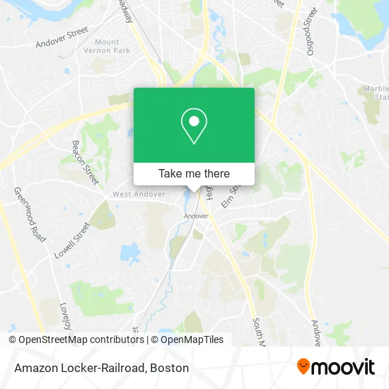 Amazon Locker-Railroad map
