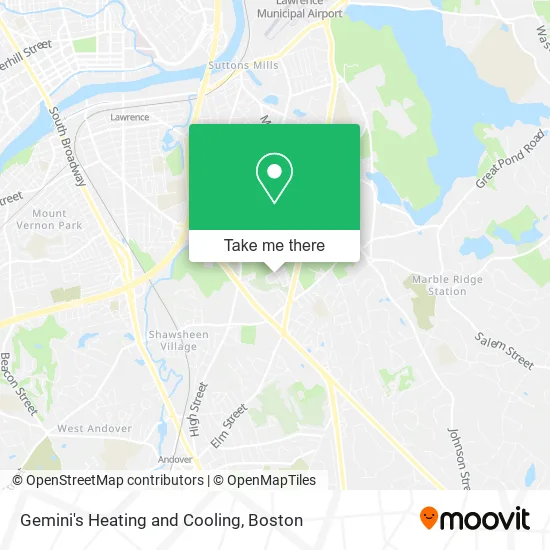Gemini's Heating and Cooling map