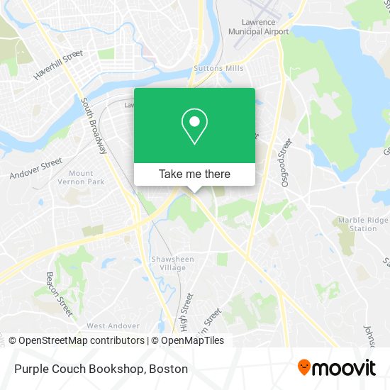 Purple Couch Bookshop map