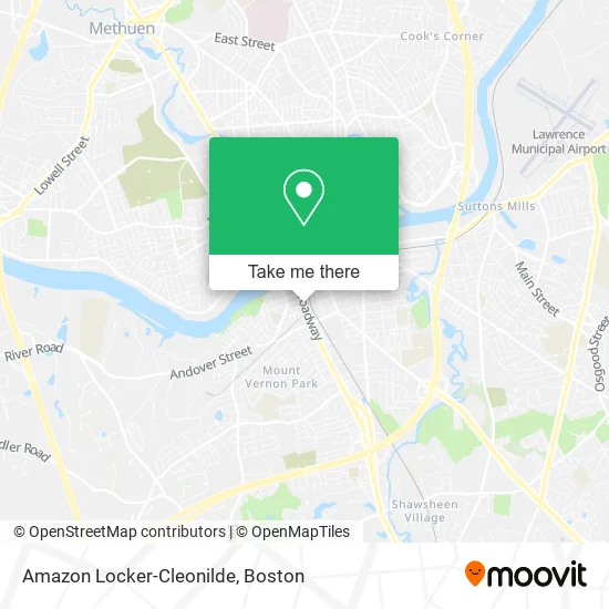 Amazon Locker-Cleonilde map