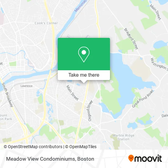 Meadow View Condominiums map