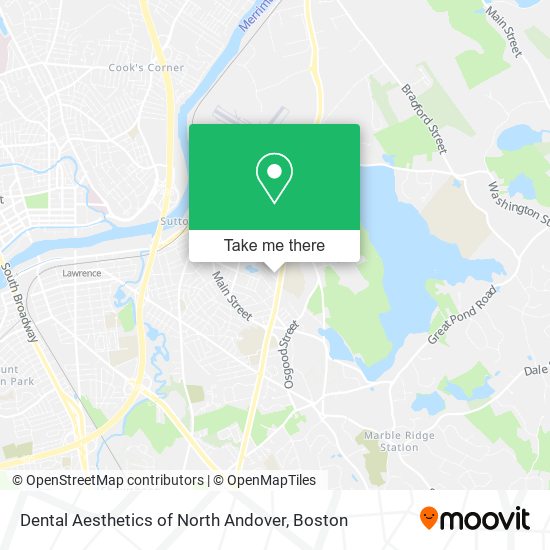 Mapa de Dental Aesthetics of North Andover