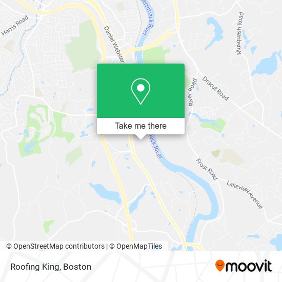 Roofing King map