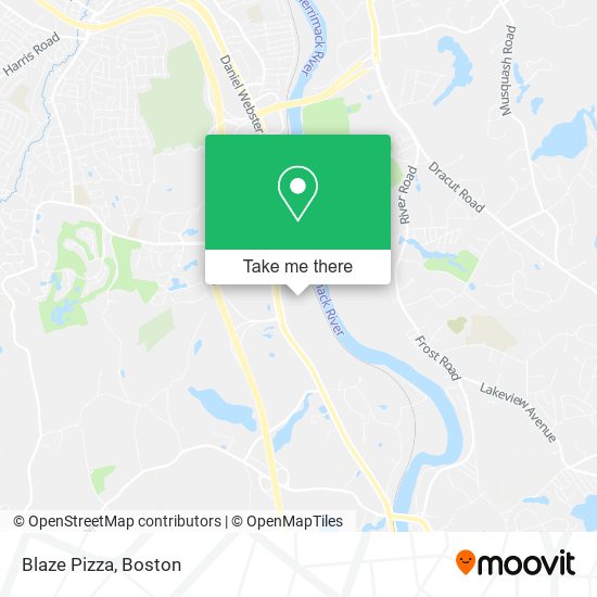 Blaze Pizza map