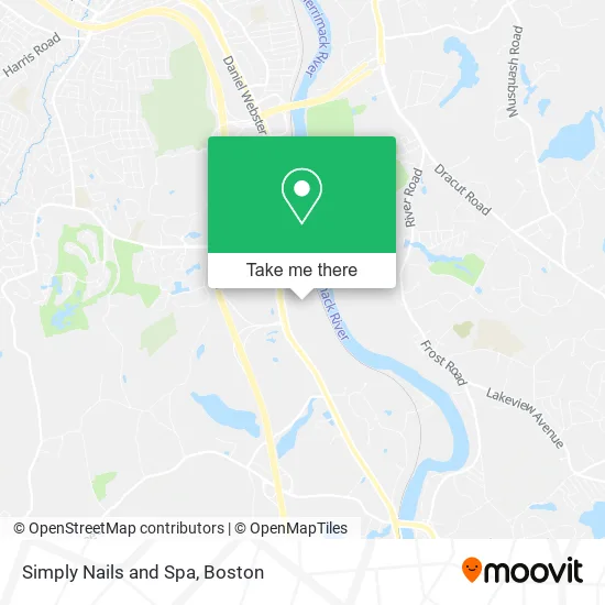 Mapa de Simply Nails and Spa