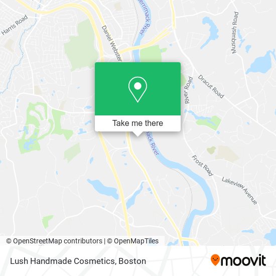 Lush Handmade Cosmetics map
