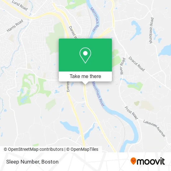 Sleep Number map
