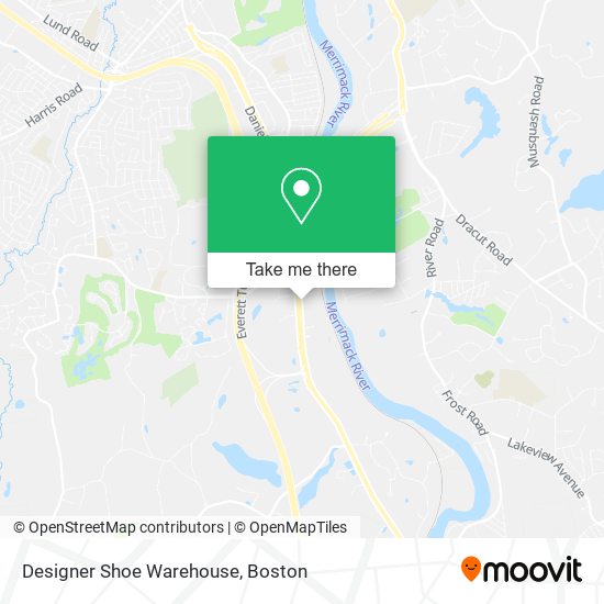 Designer Shoe Warehouse map