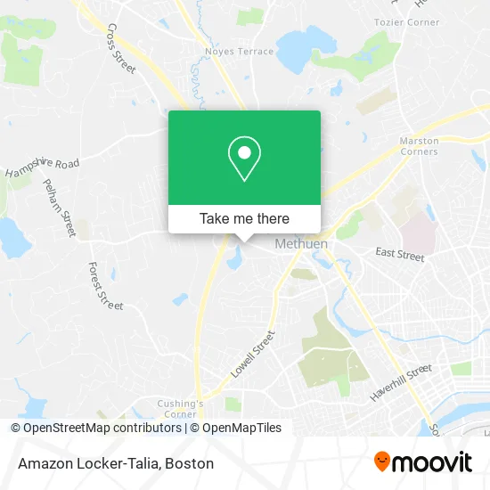 Amazon Locker-Talia map