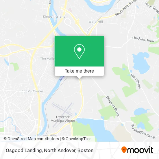 Mapa de Osgood Landing, North Andover