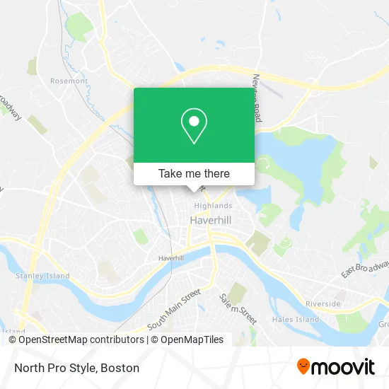 North Pro Style map