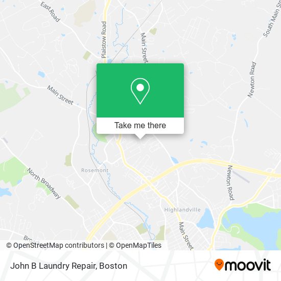Mapa de John B Laundry Repair