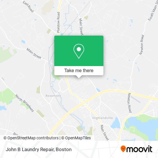 John B Laundry Repair map