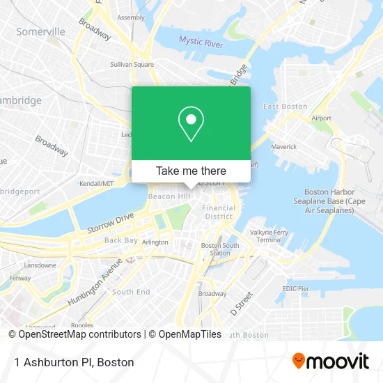1 Ashburton Pl map