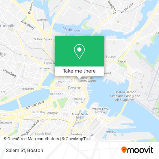 Salem St map