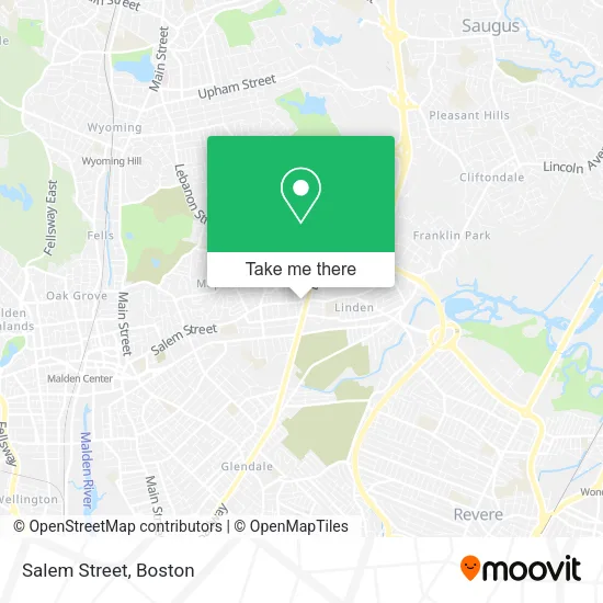 Salem Street map