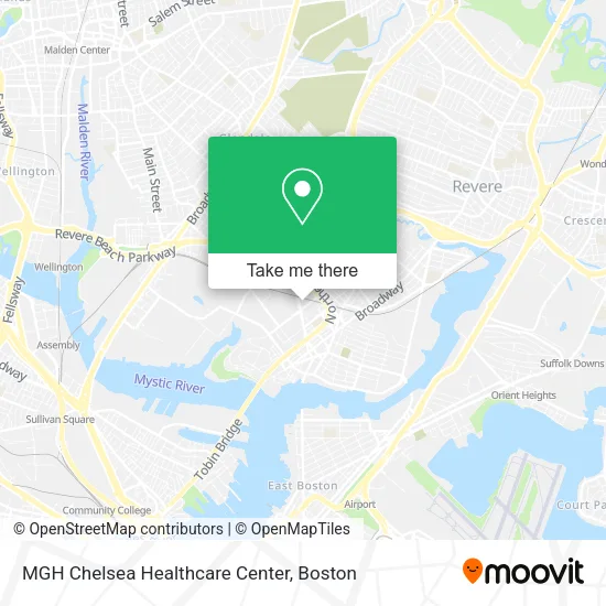 MGH Chelsea Healthcare Center map