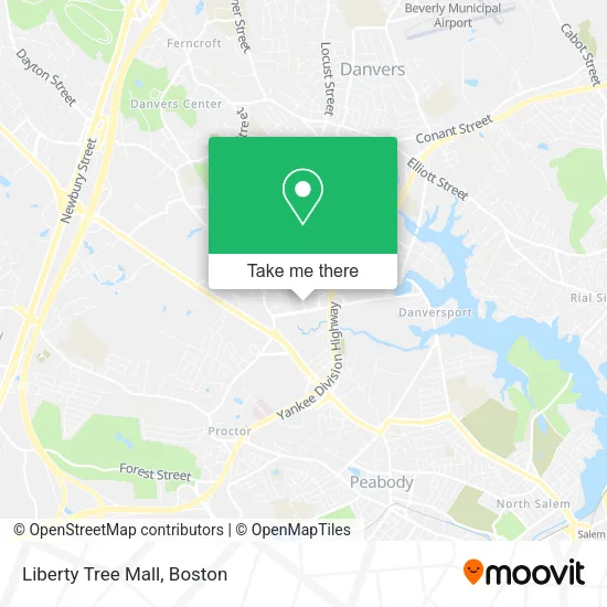 Liberty Tree Mall map