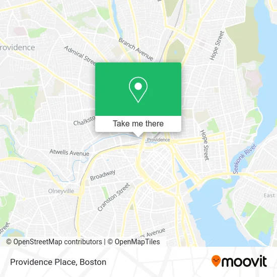 Providence Place map