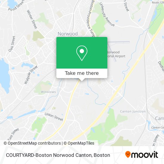 Mapa de COURTYARD-Boston Norwood Canton