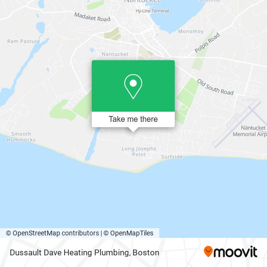 Dussault Dave Heating Plumbing map