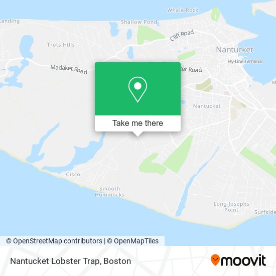 Nantucket Lobster Trap map