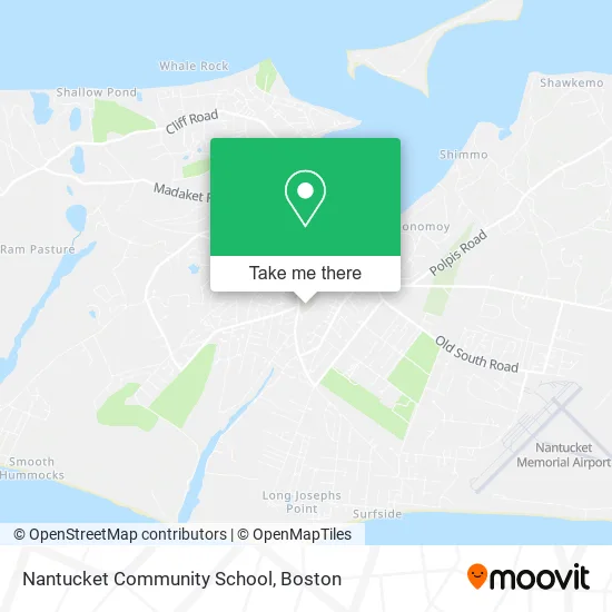 Nantucket Community School map