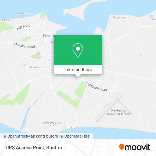 UPS Access Point map