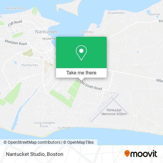 Nantucket Studio map