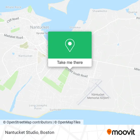 Nantucket Studio map