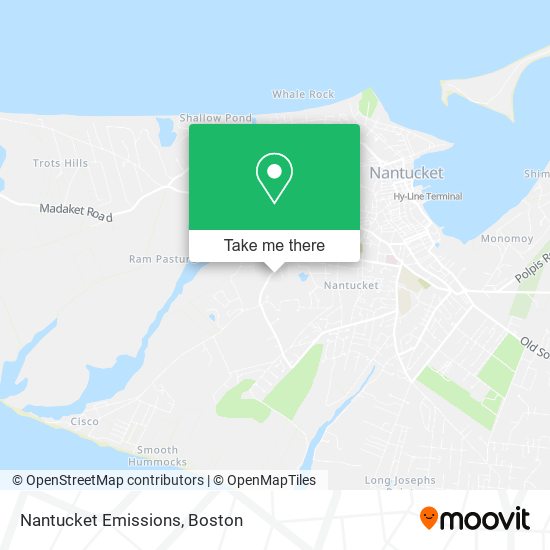Nantucket Emissions map