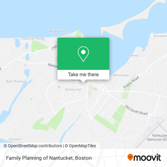 Family Planning of Nantucket map