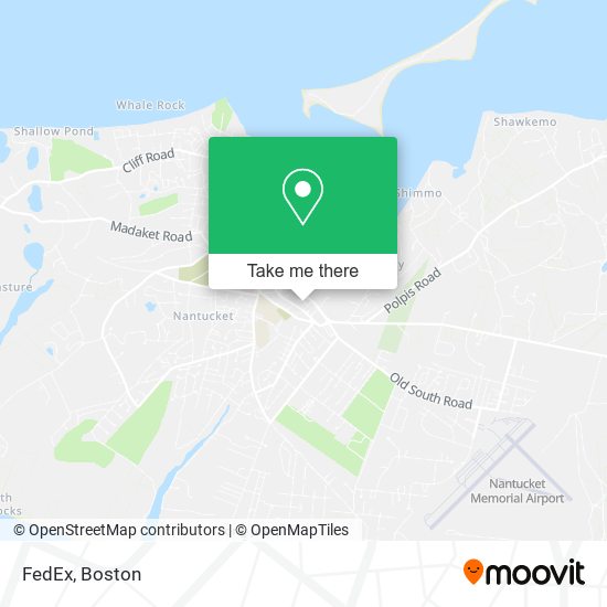 FedEx map