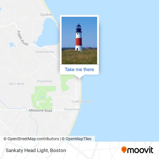 Mapa de Sankaty Head Light