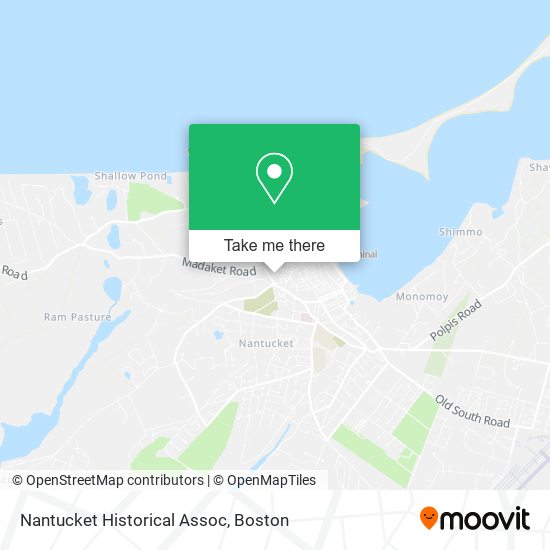 Nantucket Historical Assoc map