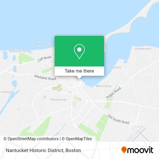 Mapa de Nantucket Historic District