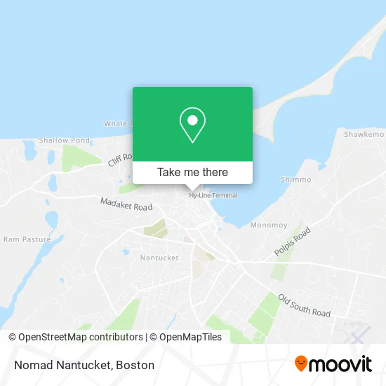 Mapa de Nomad Nantucket