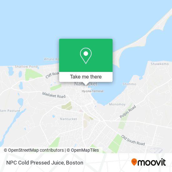 Mapa de NPC Cold Pressed Juice