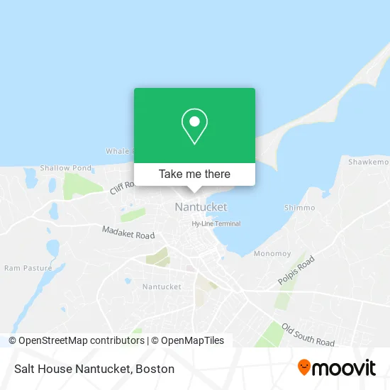 Salt House Nantucket map