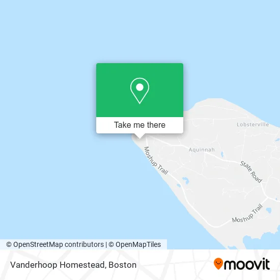 Vanderhoop Homestead map